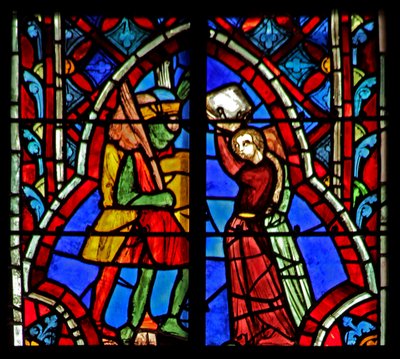 Jephthah Meets His Daughter. Judges 11:34-35 by French School