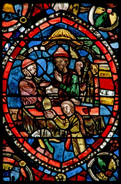 Window depicting Isaac