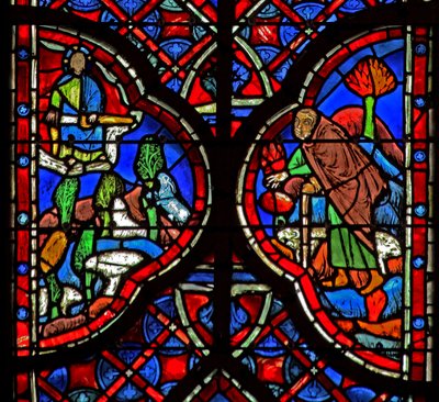 God Punishes Those Who Plunder the Vine. Is 3:14-15 by French School