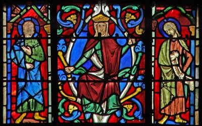 The Tree of Jesse: The Virgin Mary and Two Prophets by French School