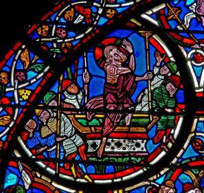 Window depicting the Resurrection by French School