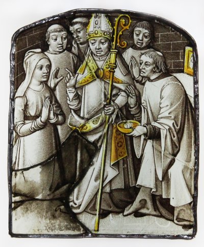 Window w78 Depicting the Sacrament of Penance by French School