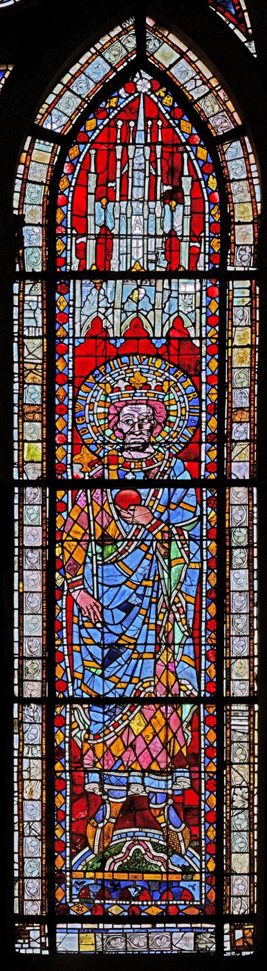 Window depicting Louis, son of Lotharius II by French School