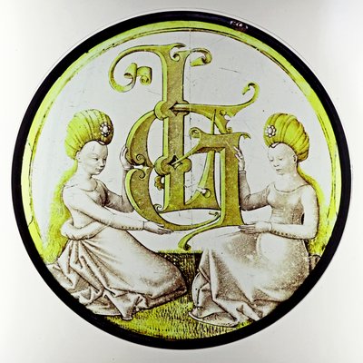 Window w80 Depicting the Monogram of Laurent Gyrard by French School