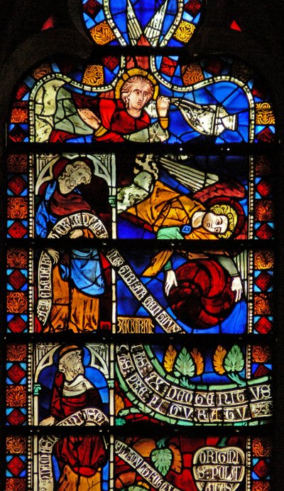 Window 8 depicting the Tree of Life by French School