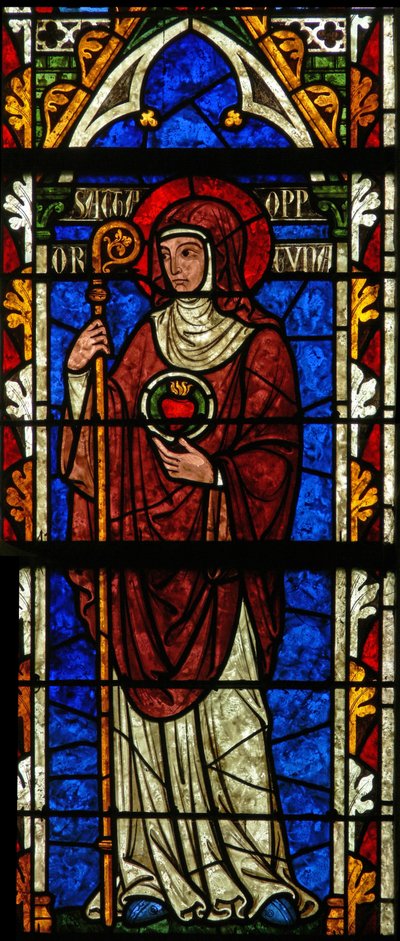 Window w9 depicting St Opportune by French School