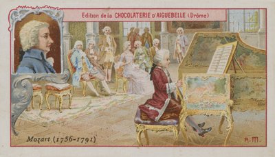 Wolfgang Amadeus Mozart by French School