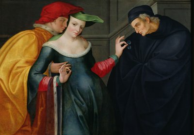 Woman Between Two Ages by French School