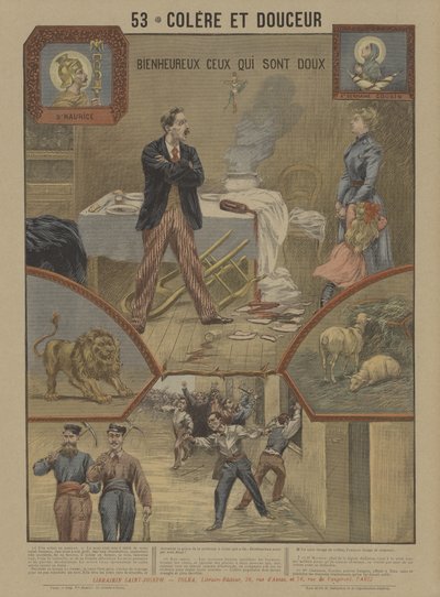 Wrath and Patience by French School