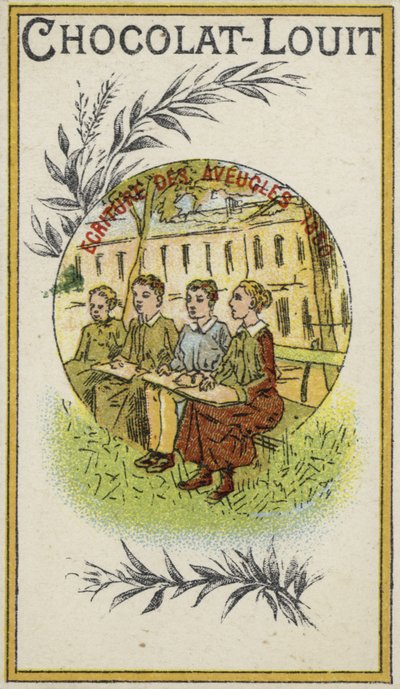 Writing for the Blind, 1830 by French School