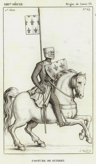 13th Century, Reign of Louis IX, War Costume by French School