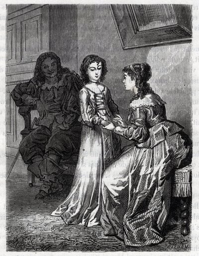 Your head is guilty if your heart is not guilty, Madame de Lanclos told her daughter Anne Ninon of the Enclos (or Ninon de Lenclos or Ninon de Lanclos). by French School