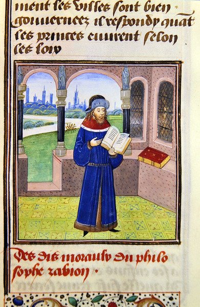 Zabion, from Histoire des Philosophes, Late 15th Century by French School