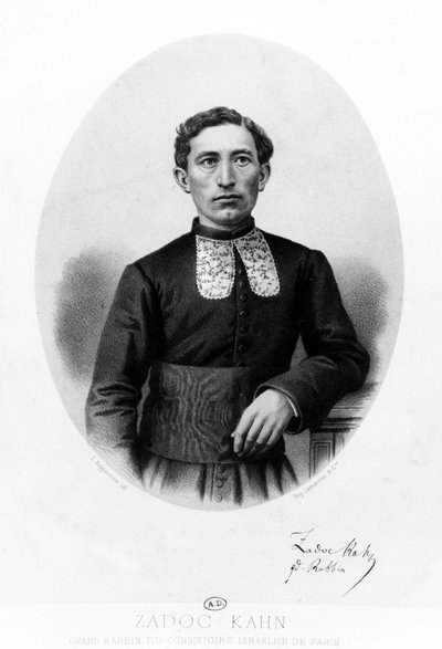 Zadoc Kahn, Chief Rabbi of the Consistory of France, c.1869 by French School