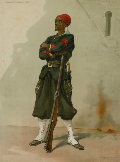 Senegalese Zouave, Small Uniform by French School