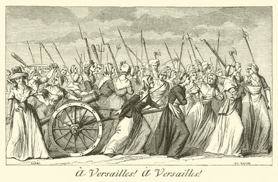 To Versailles! To Versailles! by French School