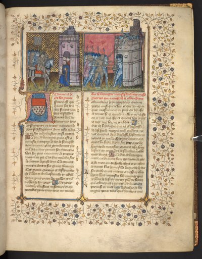 f. 73: Siege of Brest, from 
