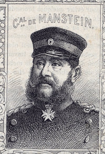 Portrait of Prussian General Hugo von Obernitz - 1870-71 by French School