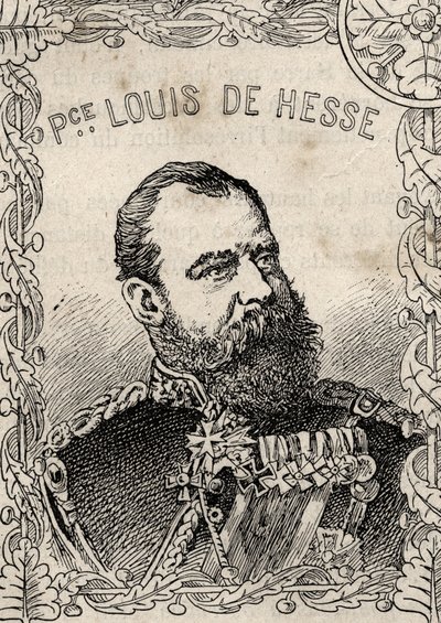Portrait of the Grand Duke of Hesse Louis IV by Hesse - 1870-71 by French School