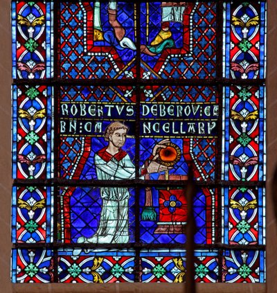 The Donor - Robert de Bérou by French School