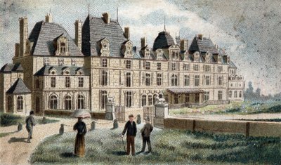 View of the Castle of Eu by French School