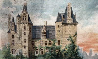View of the Castle of Montigny-le-Ganelon by French School