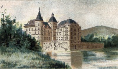 View of the Castle of Vizille by French School