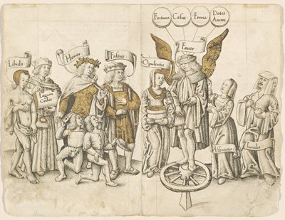 A Dialogue on Human Favor (recto) [fol. 15 verso / 16 recto] by French early 16th Century
