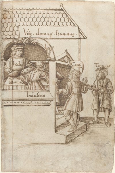 Do Not Sit on the Grain Measure by French early 16th Century