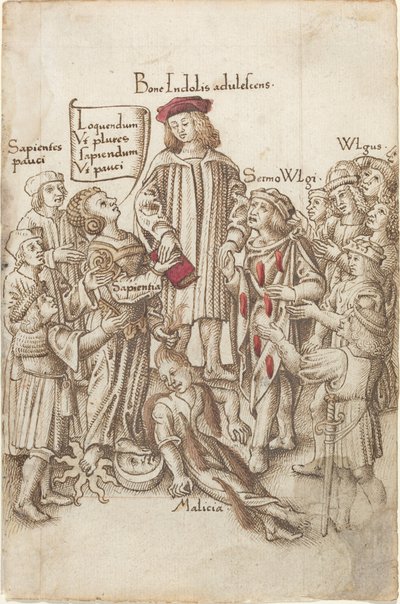 Do Not Walk outside the Public Highway by French early 16th Century