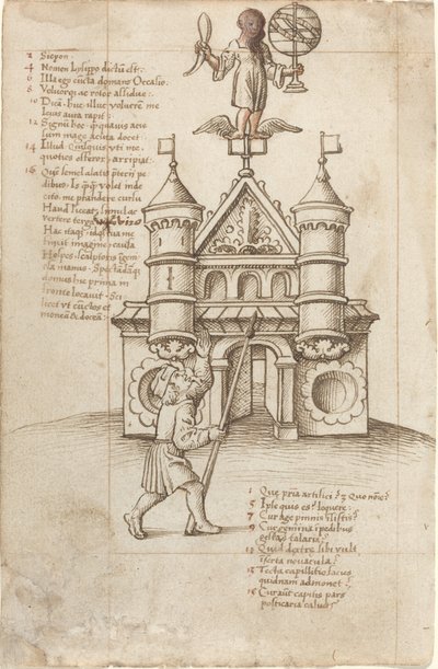The Statue of Opportunity and the Passer-by by French early 16th Century