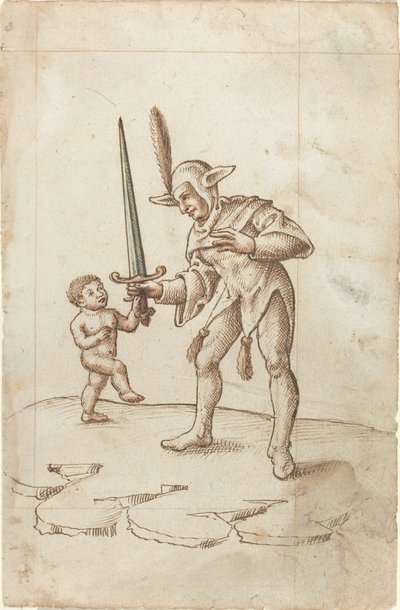 Turn Aside the Sharp Sword by French early 16th Century