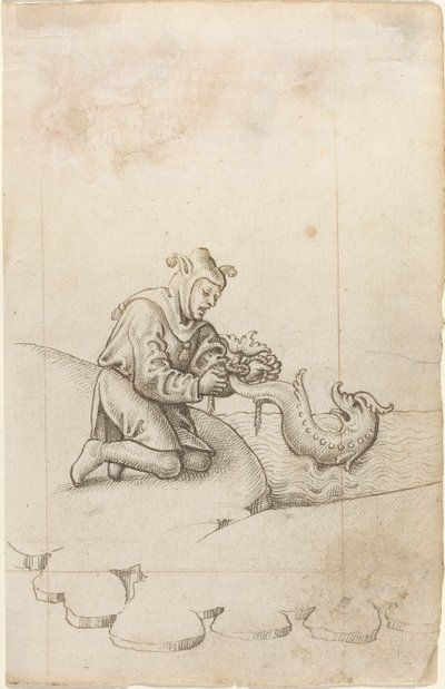 You Are Tying a Dolphin by the Tail by French early 16th Century