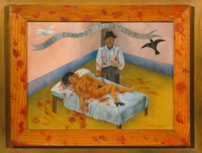 A Few Small Nips by Frida Kahlo