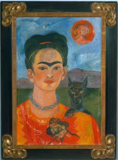 Self-Portrait with the Portrait of Diego on My Chest by Frida Kahlo