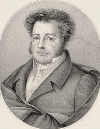 Portrait of the composer Heinrich Marschner by Friedrich August Fricke
