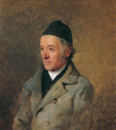The Painter Jakob Gauermann, the Father of the Artist by Friedrich August Mathias Gauermann