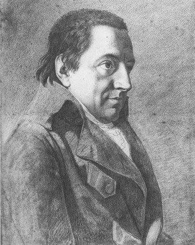Portrait of Johann Gottlieb Fichte by Johann Friedrich Bury