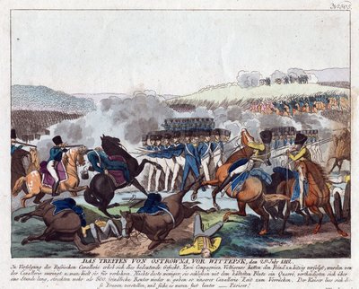 Battle of Ostrovno near Vitebsk, on 25 July 1812 by Friedrich Campe