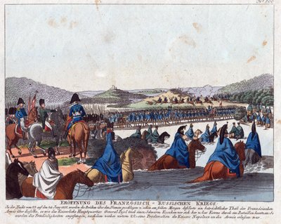 The Start of the French Invasion of Russia by Friedrich Campe