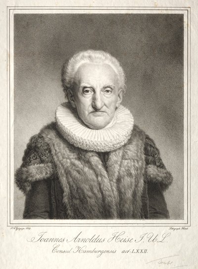 Johann Arnold Heise by Friedrich Carl Groger