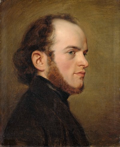 Portrait of Adolph von Menzel by Friedrich Eduard Meyerheim