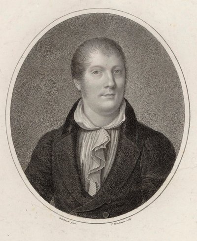Portrait of the violinist and composer Louis Spohr by Friedrich Fleischmann