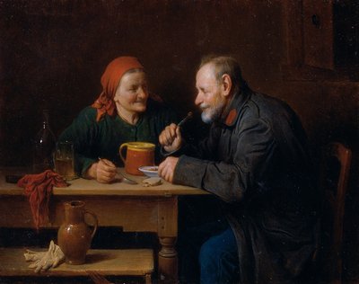 The Midday Meal by Friedrich Friedländer Ritter von Malheim