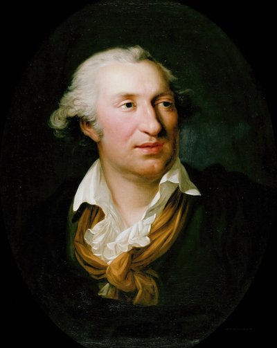 Portrait of Johann Gottfried Schadow by Friedrich Georg Weitsch