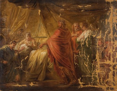 Agamemnon Returns Briseis to the Tent of Achilles by Friedrich Heinrich Fuger