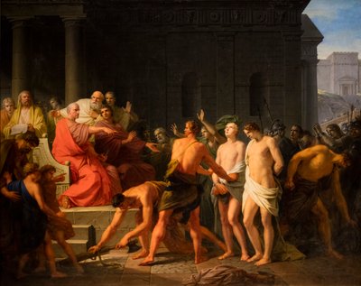 Brutus condemning his sons to death by Friedrich Heinrich Fuger