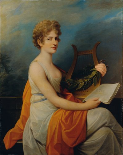 The Court Opera Singer Theresia Saal as "Eva" in Joseph Haydn