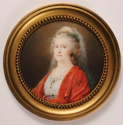 Portrait miniature of Czarina Catherine the Great by Friedrich Heinrich Fuger