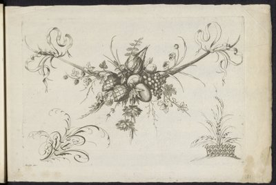 Garland of Fruits, Leaves and Flowers by Friedrich Jacob Morisson